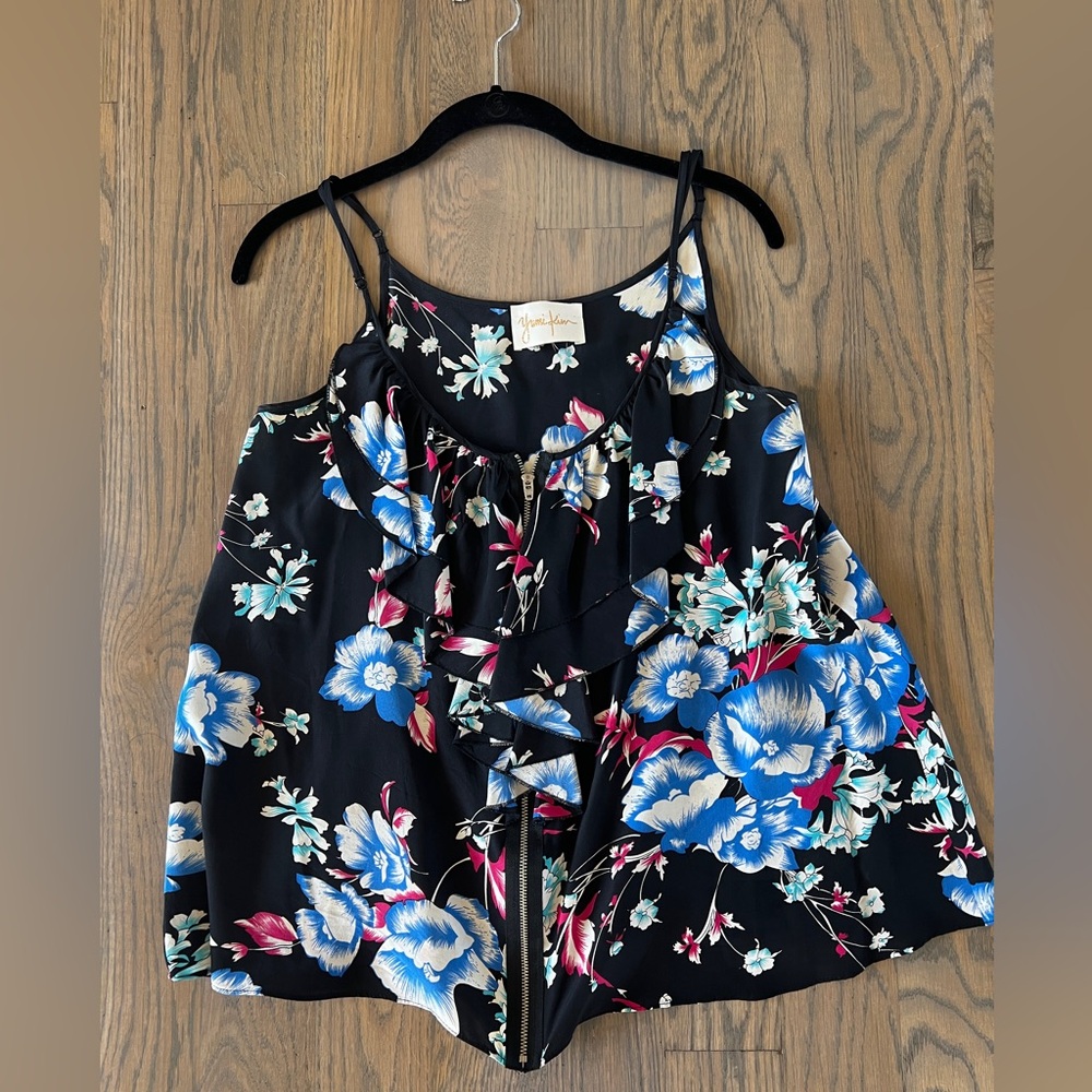Yumi Kim Silk Floral Tank Top